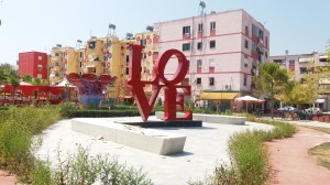 A new decoration in Lushnje's park